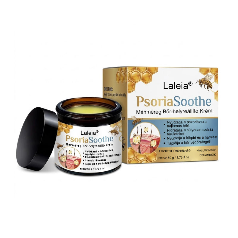 🌿🌿Laleia® PsoriaSoothe Méhméreges Bőrregeneráló Krém