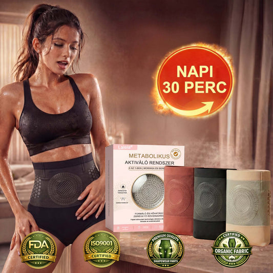 Laleia® 2026 Moringa & Berberine 4 az 1-ben Mikrorészecskés Formáló és Zsírégető Rövidnadrág💪
