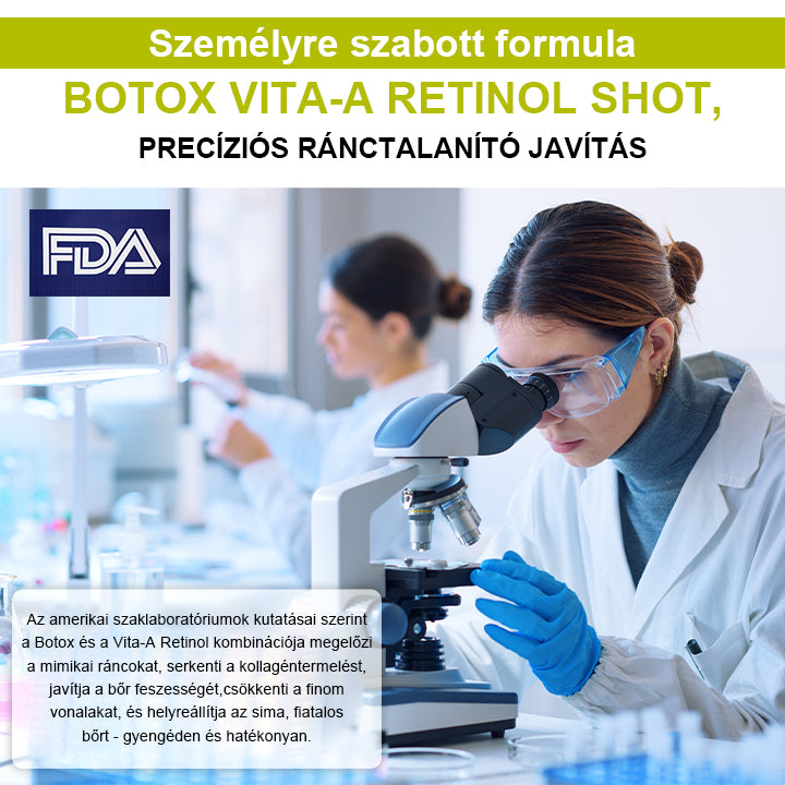 🌿🌿Laleia® Botox & Retinol Shot – Simaabb bőr mély ráncok, megereszkedett áll és duzzadt szemek ellen