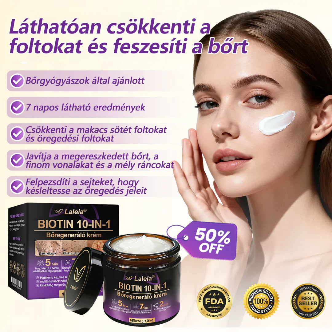 ✨Laleia® Biotin 10 az 1-ben bőr helyreállító krém
