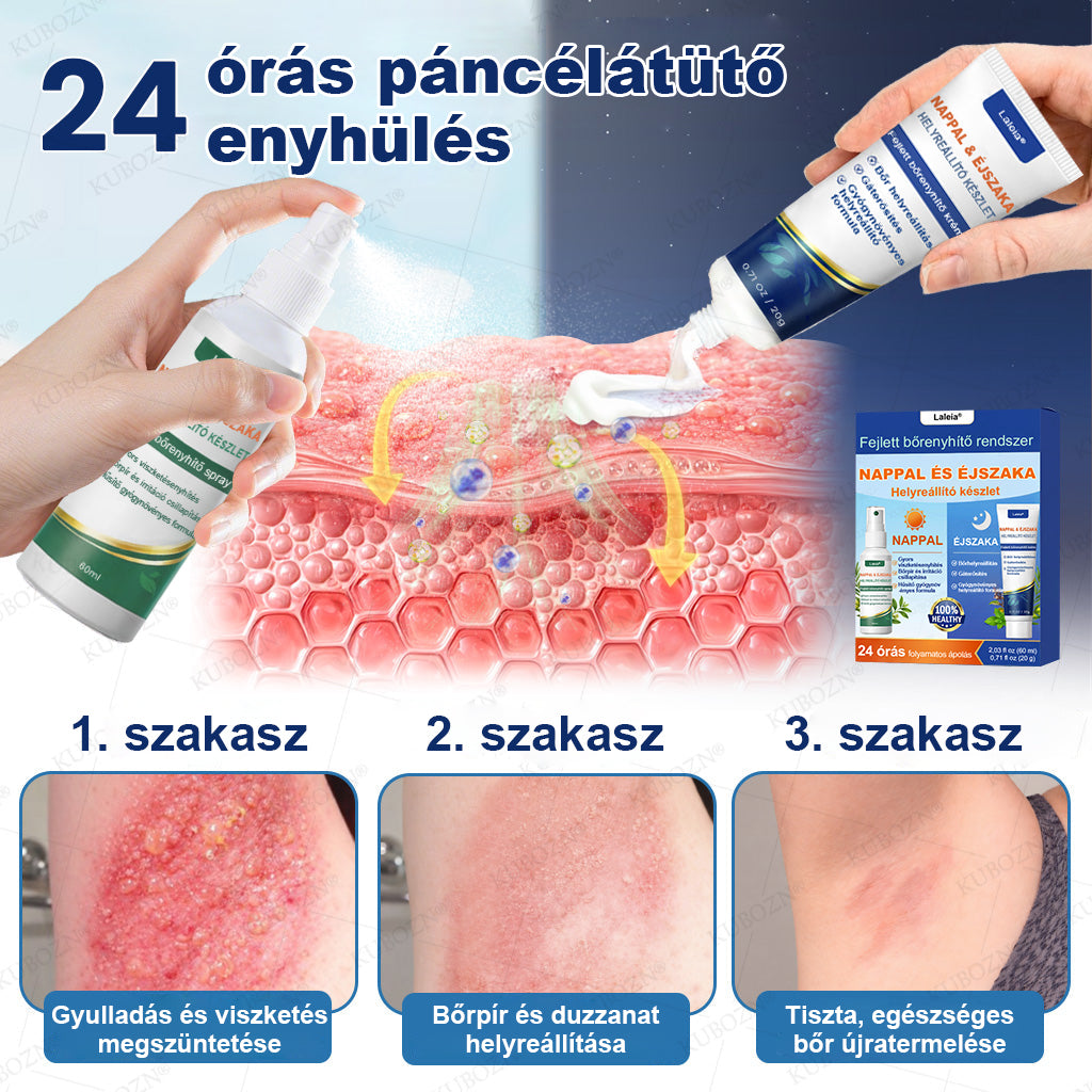 👩‍⚕️Laleia® Pikkelysömör Nappali és Éjszakai Javító Rendszer