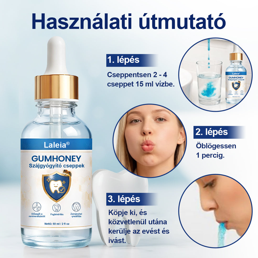🌿🌿Laleia® GumHony szájüregi helyreállító cseppek