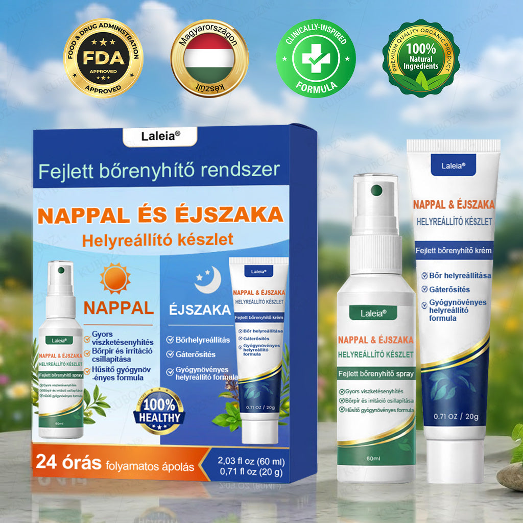👩‍⚕️Laleia® Pikkelysömör Nappali és Éjszakai Javító Rendszer