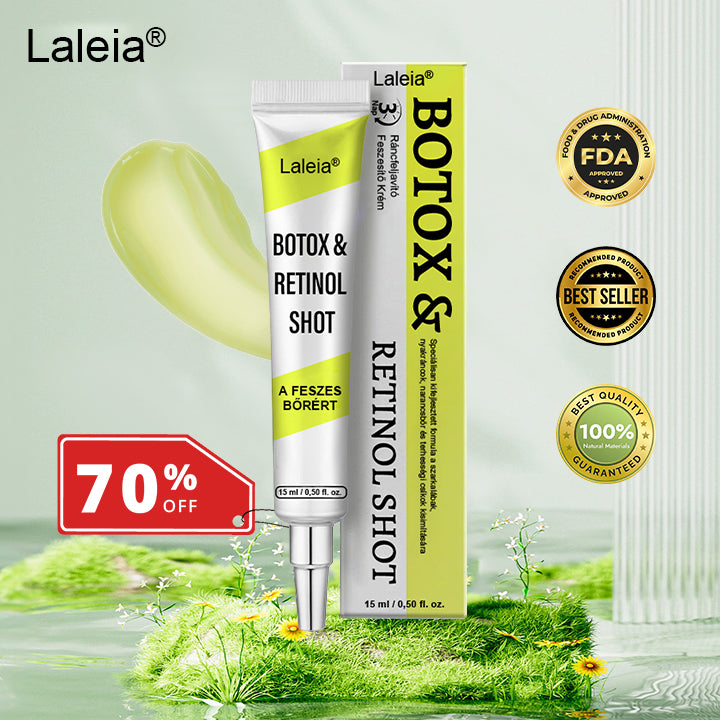 🌿🌿Laleia® Botox & Retinol Shot – Simaabb bőr mély ráncok, megereszkedett áll és duzzadt szemek ellen