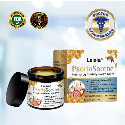 🌿🌿🌿Laleia® PsoriaSoothe Méhméreges Bőrregeneráló Krém