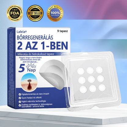 🔥 Laleia® DermalRepair 2 az 1-ben mikrotűs és hidrokolloid tapasz 💉