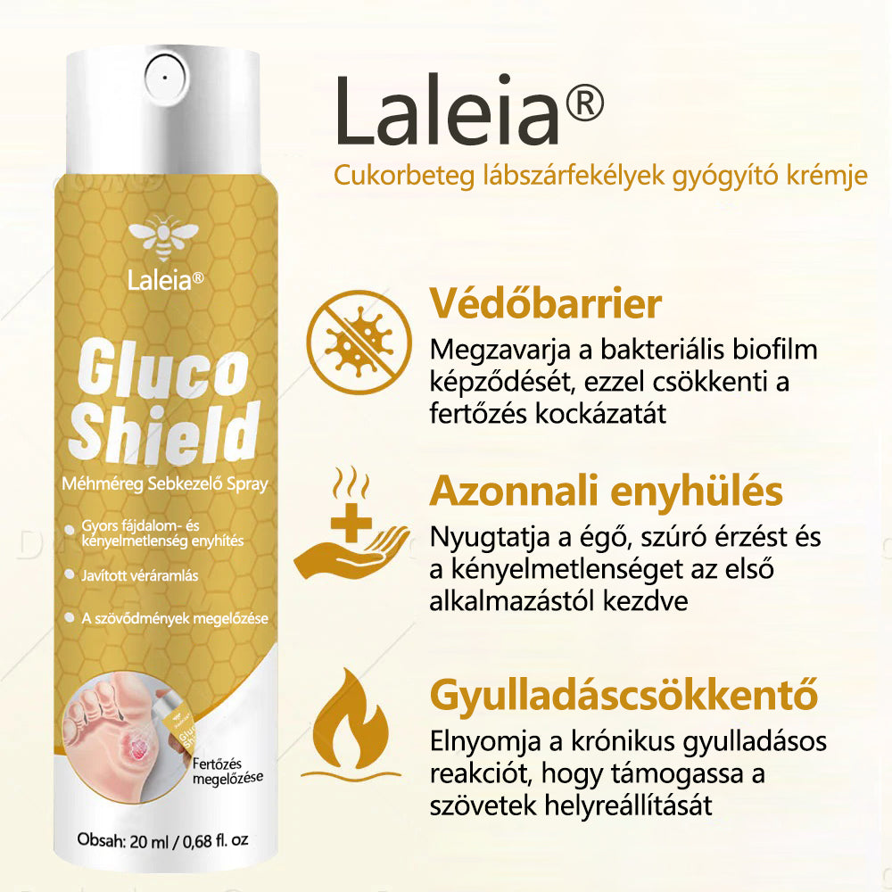 Laleia®GlucoShield méhméreges sebfertőtlenítő spray🔥