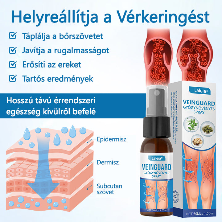 Laleia® VeinGuard Herbal Spray-✅✅✅ Klinikailag bizonyítottan 7 nap alatt megszünteti a visszerességet!