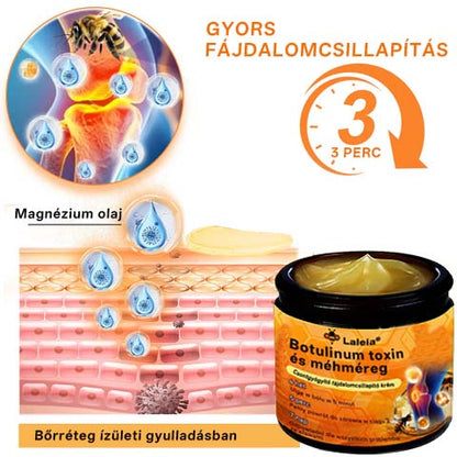 🌿🌿Laleia® Botulinum Toxin és Méhméreg Fájdalomcsillapító Csontgyógyító Krém🐝 (Kifejezetten időseknek & ortopéd szakorvosok ajánlásával)