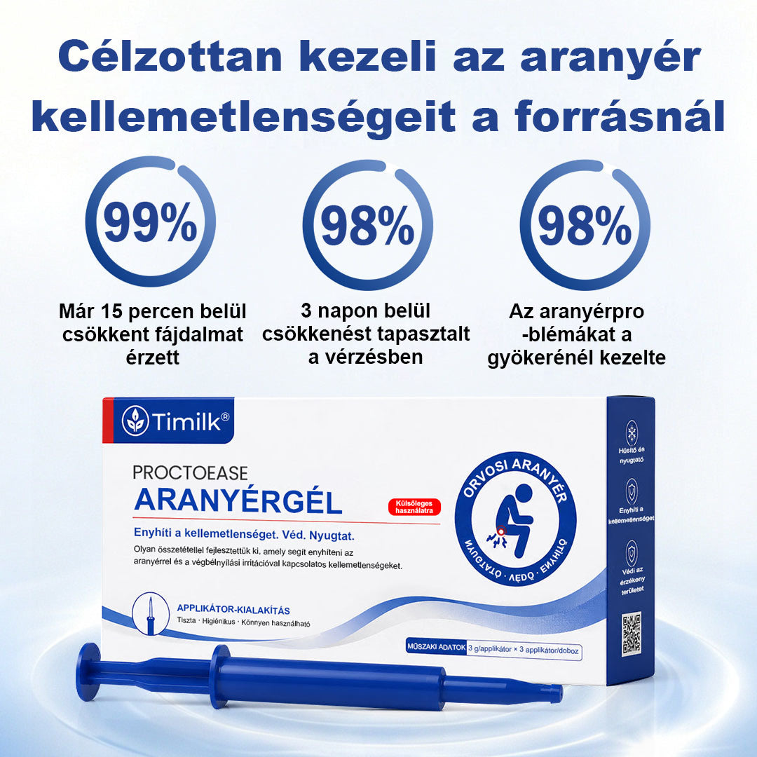 🌿 Timilk® ProctoEase nyugtató aranyérápoló gél