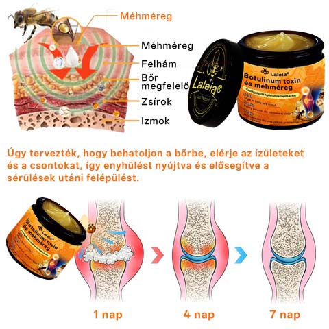 🌿🌿Laleia® Botulinum Toxin és Méhméreg Fájdalomcsillapító Csontgyógyító Krém🐝 (Kifejezetten időseknek & ortopéd szakorvosok ajánlásával)