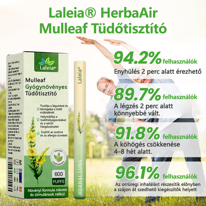 Laleia® Mulleaf gyógynövényes tüdőtisztító⭐