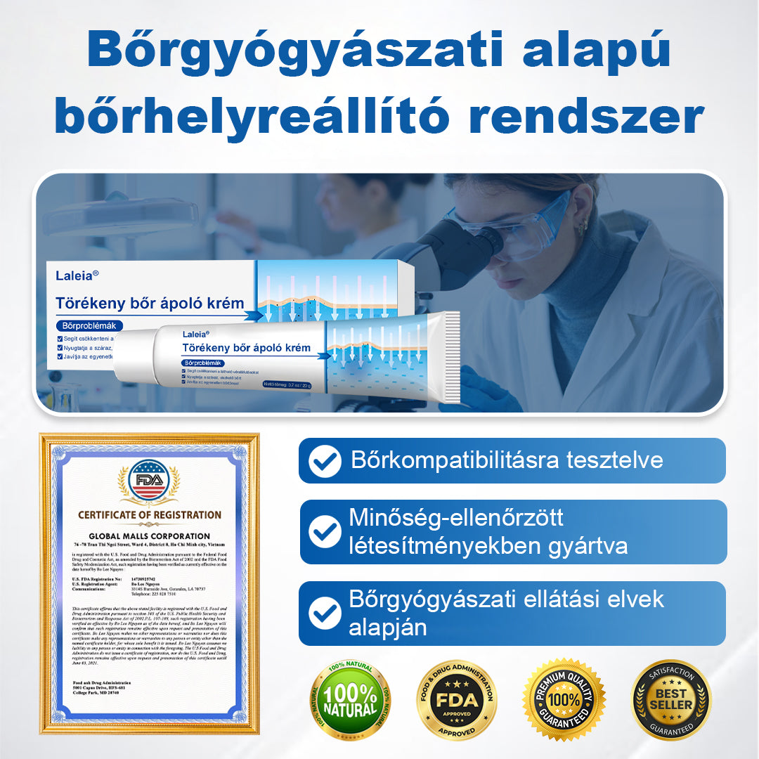 🌿🌿Laleia® Gyengéd Bőr Helyreállító Krém 🛡️