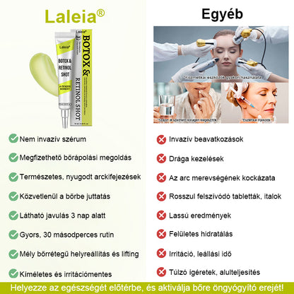 🌿🌿Laleia® Botox & Retinol Shot – Simaabb bőr mély ráncok, megereszkedett áll és duzzadt szemek ellen
