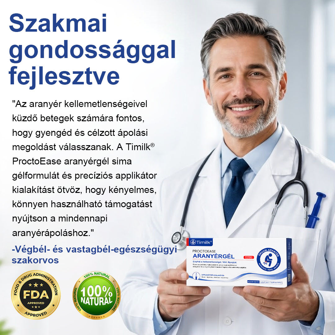🌿 Timilk® ProctoEase nyugtató aranyérápoló gél