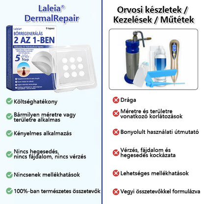 🔥 Laleia® DermalRepair 2 az 1-ben mikrotűs és hidrokolloid tapasz 💉