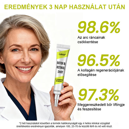 🌿🌿Laleia® Botox & Retinol Shot – Simaabb bőr mély ráncok, megereszkedett áll és duzzadt szemek ellen