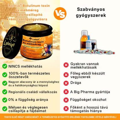 🌿🌿Laleia® Botulinum Toxin és Méhméreg Fájdalomcsillapító Csontgyógyító Krém🐝 (Kifejezetten időseknek & ortopéd szakorvosok ajánlásával)