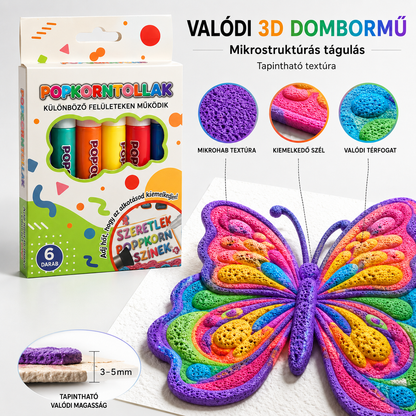 Mickey® 3D Relief Art Pen – Változtassa lapos rajzait megérinthető 3D művészetté🎨🎨