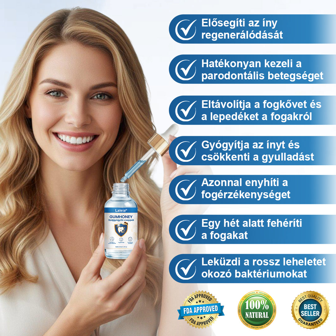 🌿🌿Laleia® GumHony szájüregi helyreállító cseppek